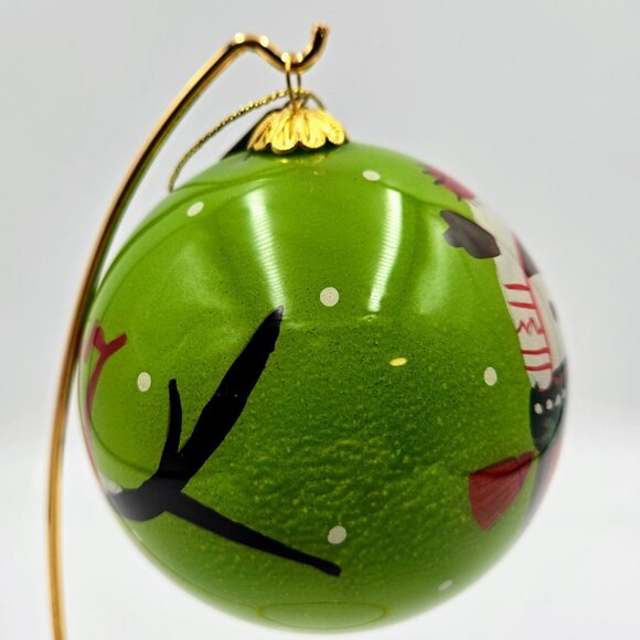 Pier 1 Li Bien Owl Christmas Ornament Decoration 2017 With Box Read - Picture 7 of 10